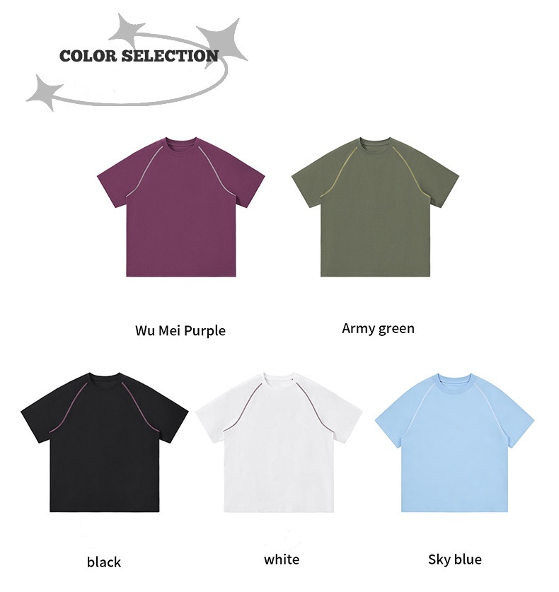 Premium Sorona® Cooling Sports Raglan T-Shirt | Contrast Stitching Outdoor Tech Tee