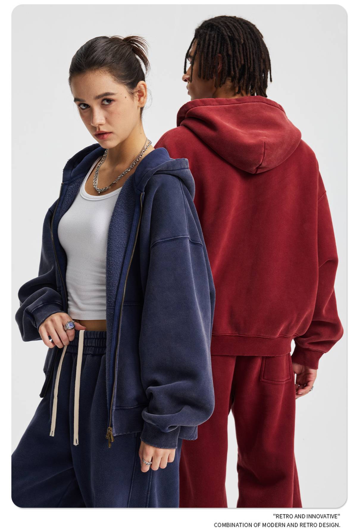 FLEXI APPAREL 370GSM Vintage Heavyweight Fleece Tracksuit