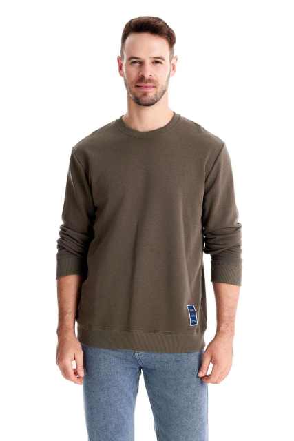 300G Mid-Heavyweight Fleece Sweatshirt - Resilient Poly-Cotton Blend Pullover