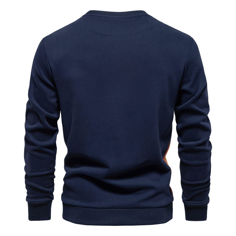 Premium Casual Slim Fit Crew Neck - Curved Panel Athletic Sweatshirt
