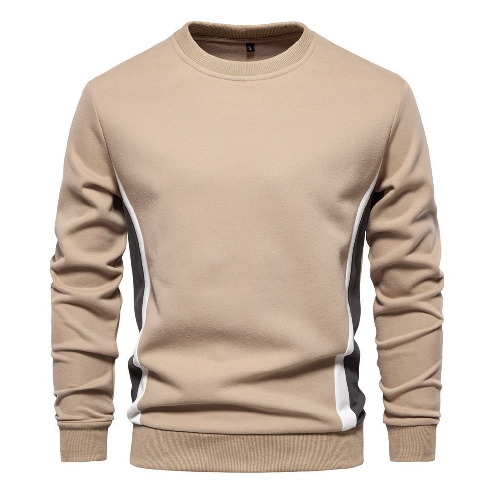 Premium Casual Slim Fit Crew Neck - Curved Panel Athletic Sweatshirt