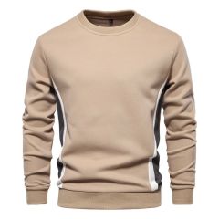 Premium Casual Slim Fit Crew Neck - Curved Panel Athletic Sweatshirt