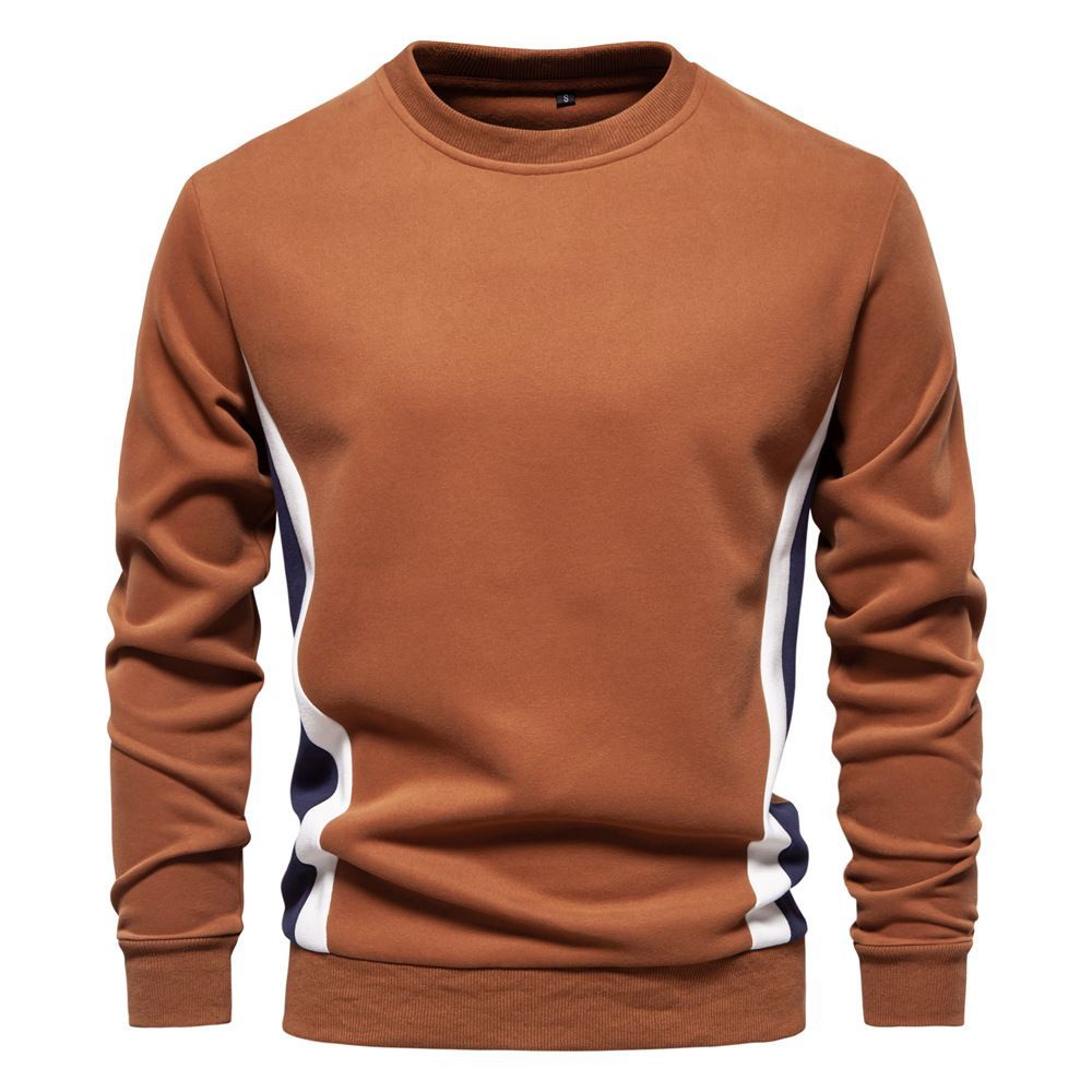 Premium Casual Slim Fit Crew Neck - Curved Panel Athletic Sweatshirt