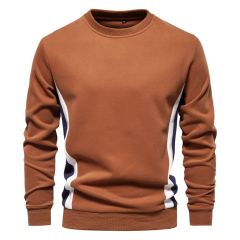 Premium Casual Slim Fit Crew Neck - Curved Panel Athletic Sweatshirt