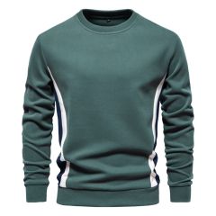 Premium Casual Slim Fit Crew Neck - Curved Panel Athletic Sweatshirt