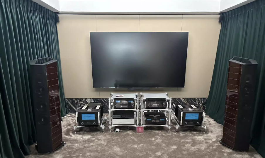 New Edinburgh rack audio enthusiast hifi rack, power amplifier rack, audio cabinet shelf silver black