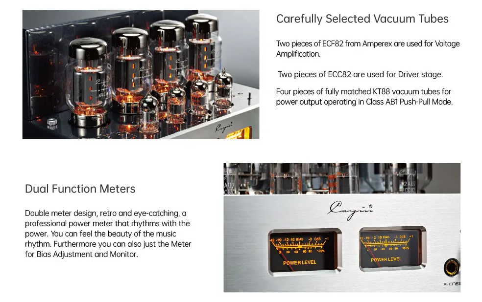 brand new and factory-sealed Cayin MT-45MK3 Bluetooth Vacuum Tube Integrated Amplifier