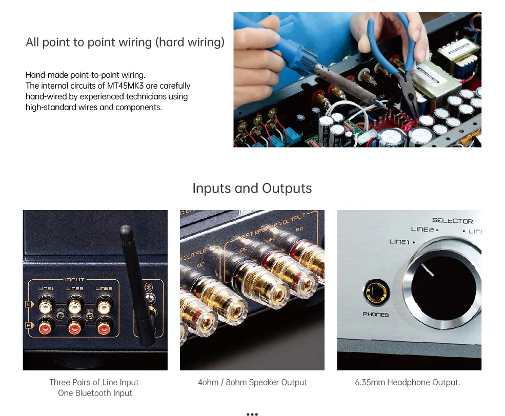 brand new and factory-sealed Cayin MT-45MK3 Bluetooth Vacuum Tube Integrated Amplifier