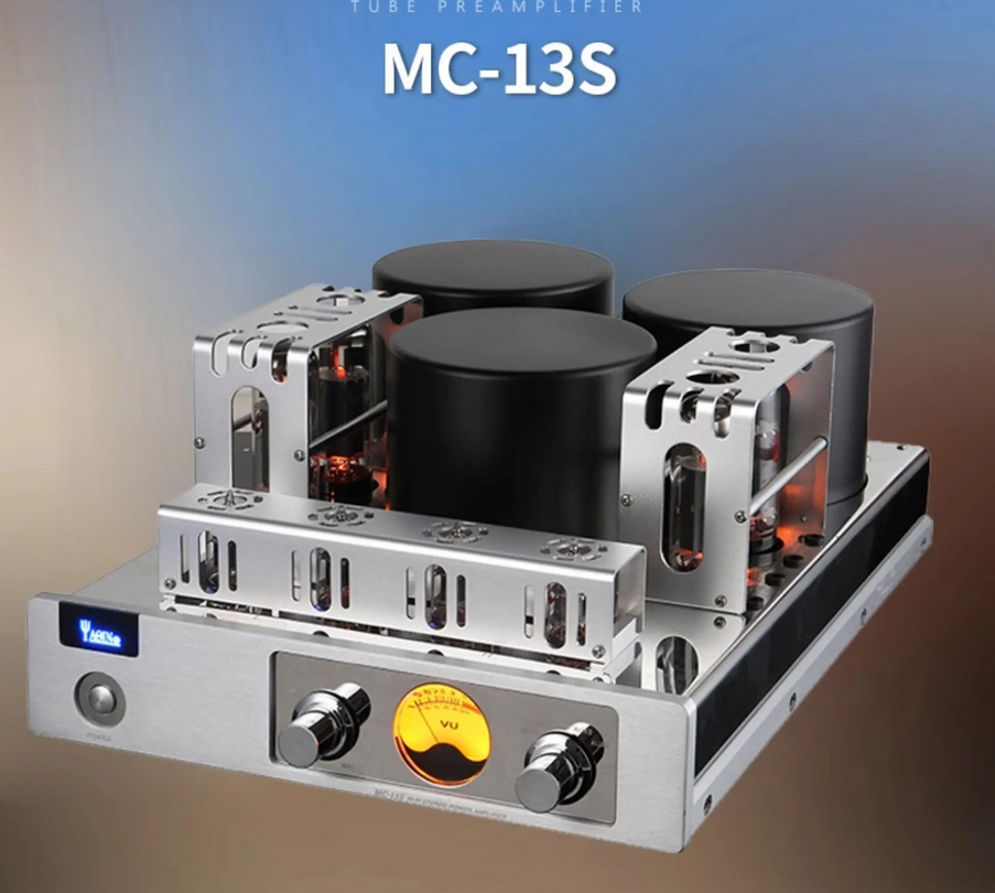 YAQIN MC-13S Integrated Hifi Stereo EL34 Vacuum Tube Push-pull Amplifier Output Power 40 Watt *2 MC13S