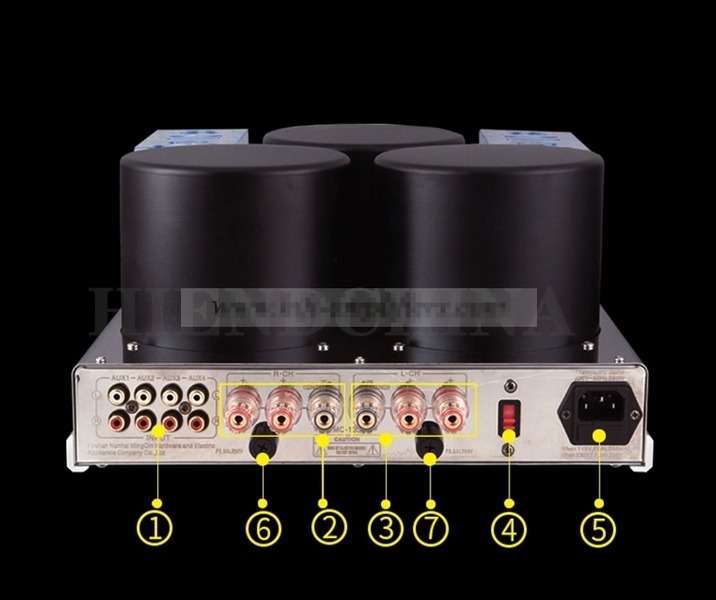 YAQIN MC-13S Integrated Hifi Stereo EL34 Vacuum Tube Push-pull Amplifier Output Power 40 Watt *2 MC13S