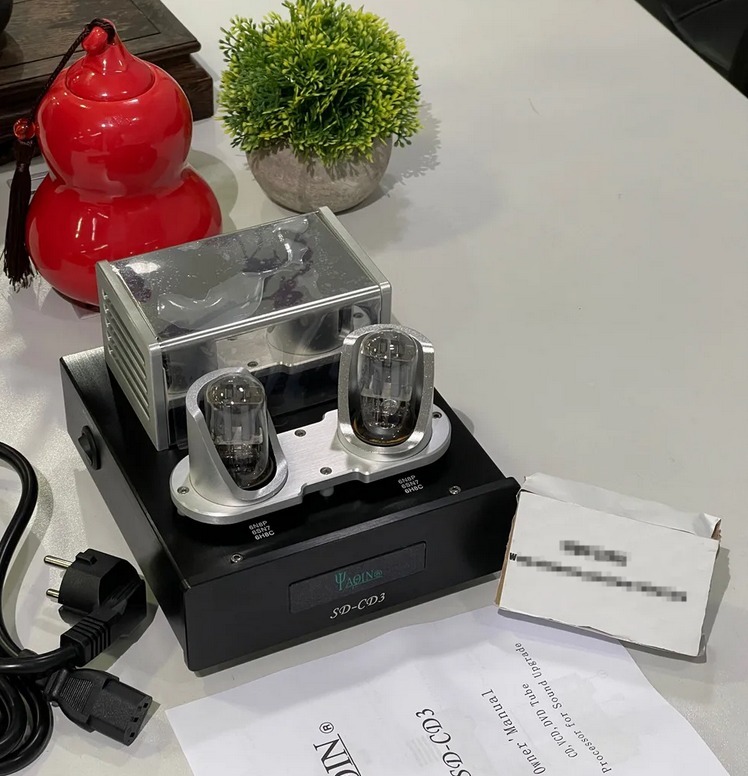 YAQIN SD-CD3 CD Player Vacuum Tube Signal Sound Effect upgrade Hi-End Buffer Processor SD CD3