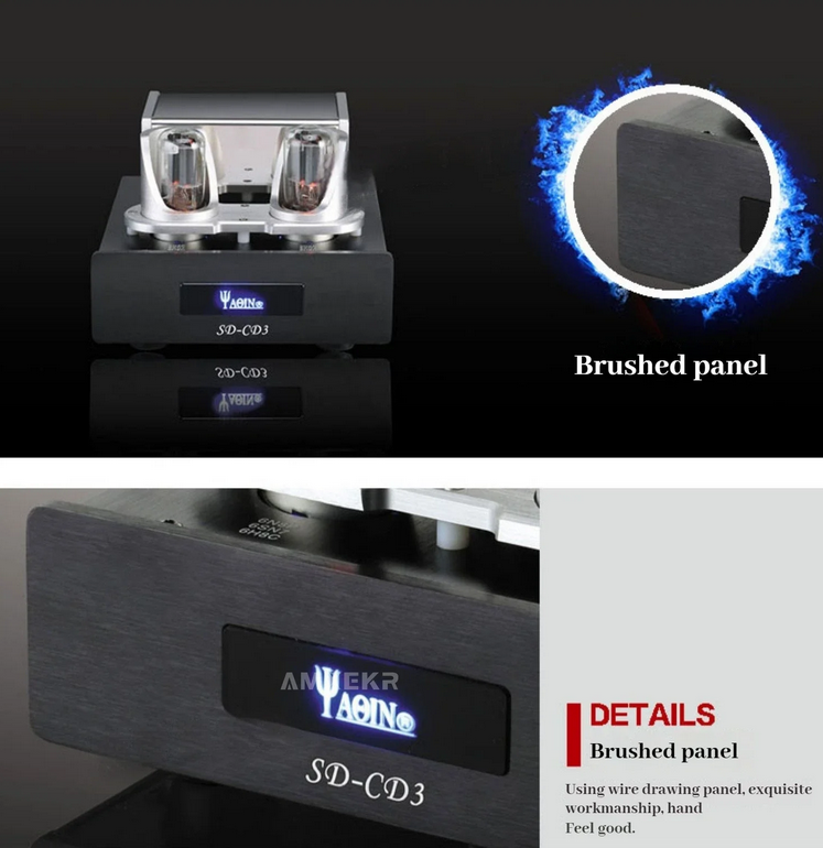 YAQIN SD-CD3 CD Player Vacuum Tube Signal Sound Effect upgrade Hi-End Buffer Processor SD CD3