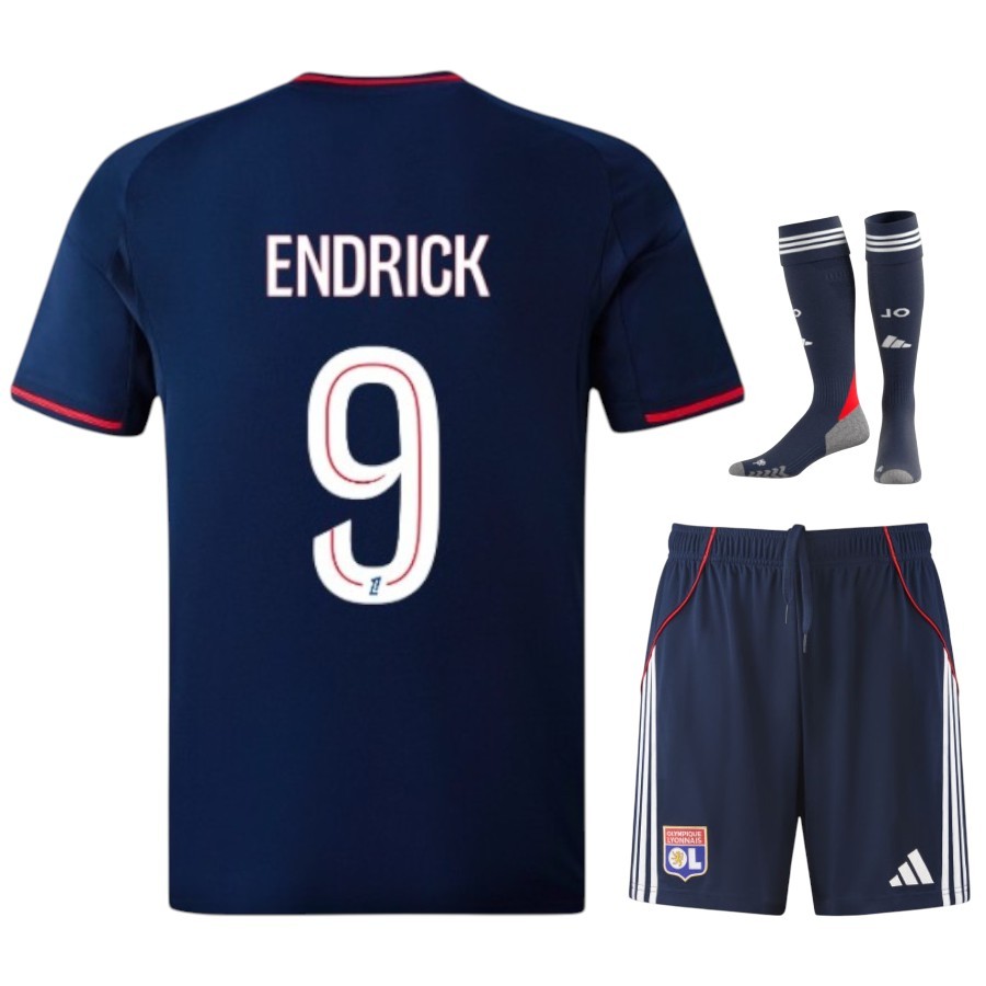 Maillot Kit Enfant OL Exterieur 2025 2026 Endrick