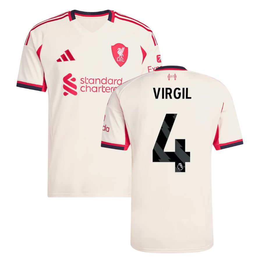 Maillot Liverpool Exterieur 2025 2026 Virgil