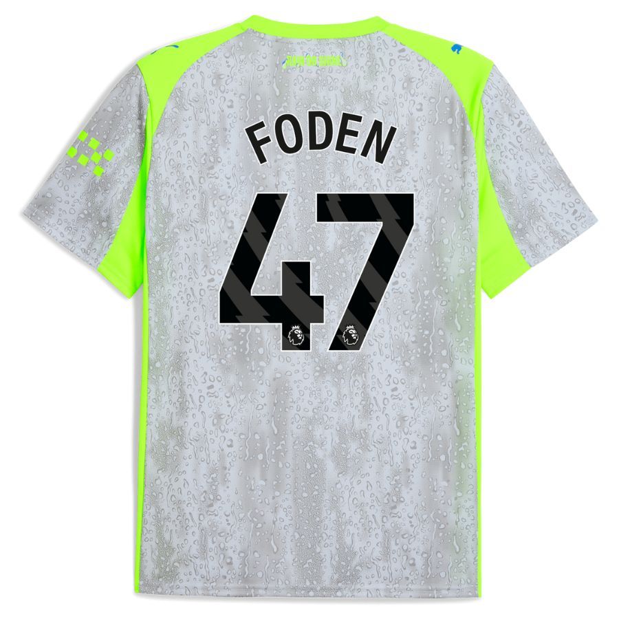 Maillot Kit Enfant Manchester City Third 2025 2026 Foden