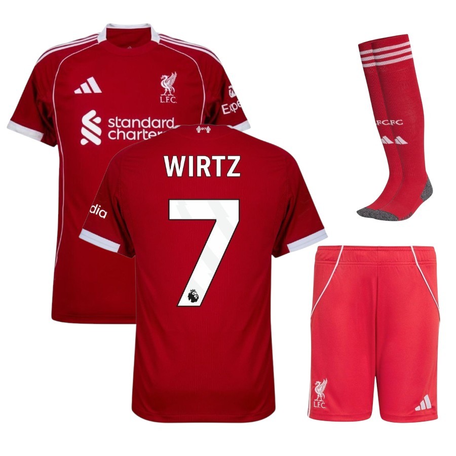 Maillot Kit Enfant Liverpool Domicile 2025 2026 Wirtz