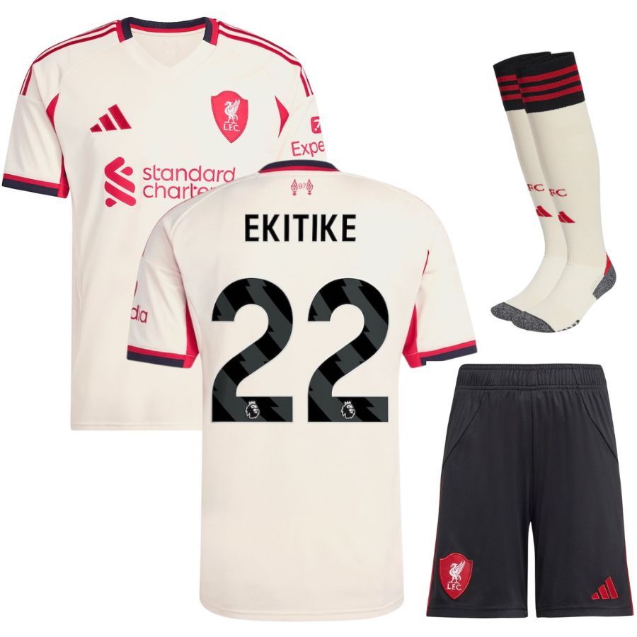 Maillot Kit Enfant Liverpool Exterieur 2025 2026 EKITIKE