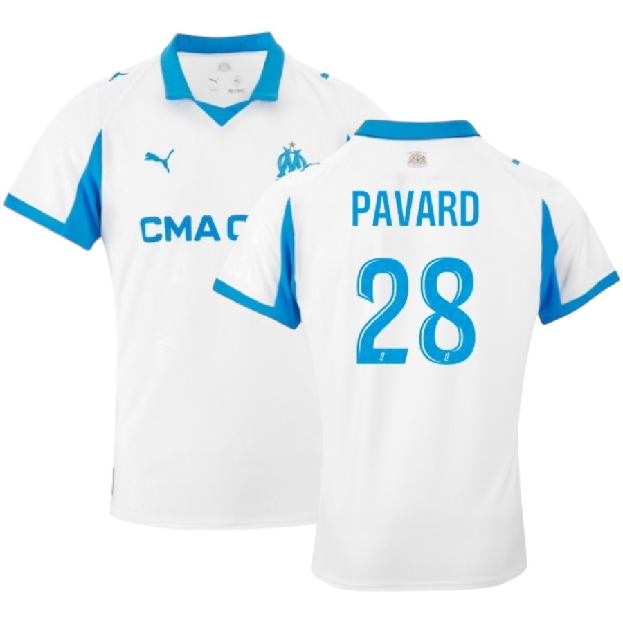 Maillot OM Domicile 2025 2026 Pavard