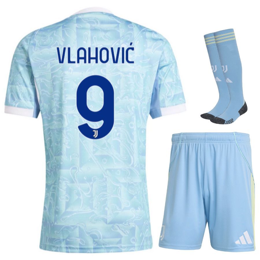 Maillot Kit Enfant Juventus Exterieur 2025 2026 Vlahovic