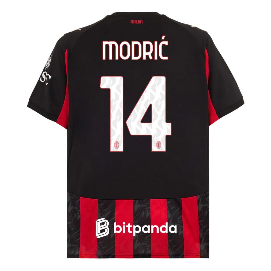 Maillot Kit Enfant Milan AC Domicile 2025 2026 Modric