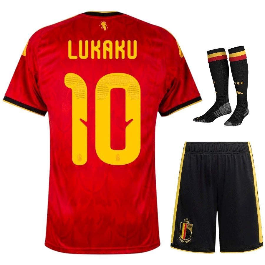 Maillot Kit Enfant Belgique Domicile 2026 2027 Lukaku