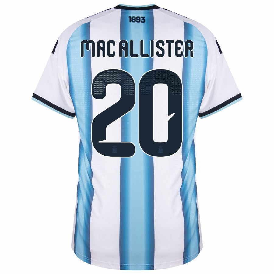 Maillot Argentine Domicile 2026 2027 Mac Allister