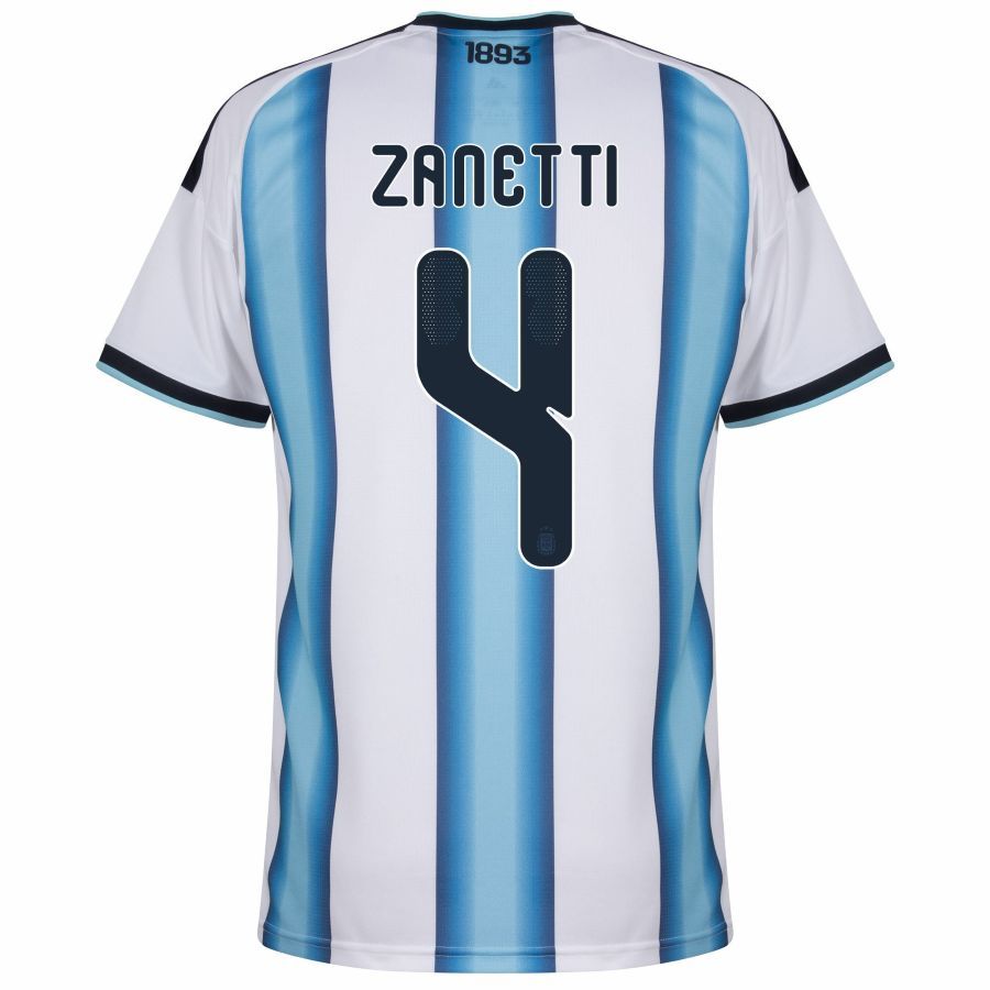 Maillot Argentine Domicile 2026 2027 Zanetti