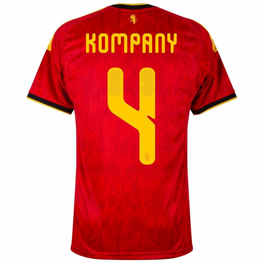 Maillot Belgique Domicile 2026 2027 Kompany