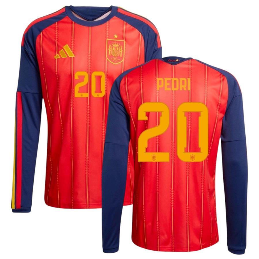 Maillot Espagne Domicile 2026 2027 Pedri Manches Longues