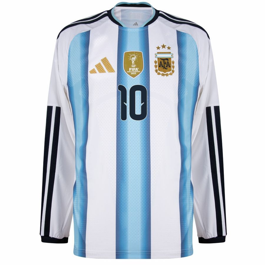 Maillot Argentine Domicile 2026 2027 Messi Manches Longues