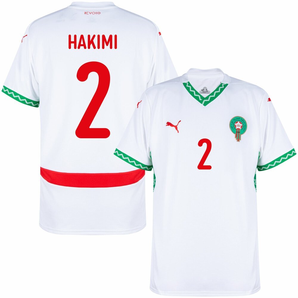 Maillot Maroc Exterieur 2026 2027 Hakimi