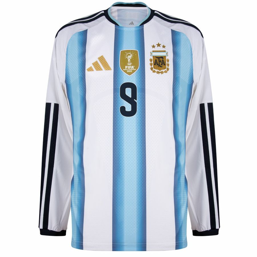Maillot Argentine Domicile 2026 2027 J. Alvarez Manches Longues