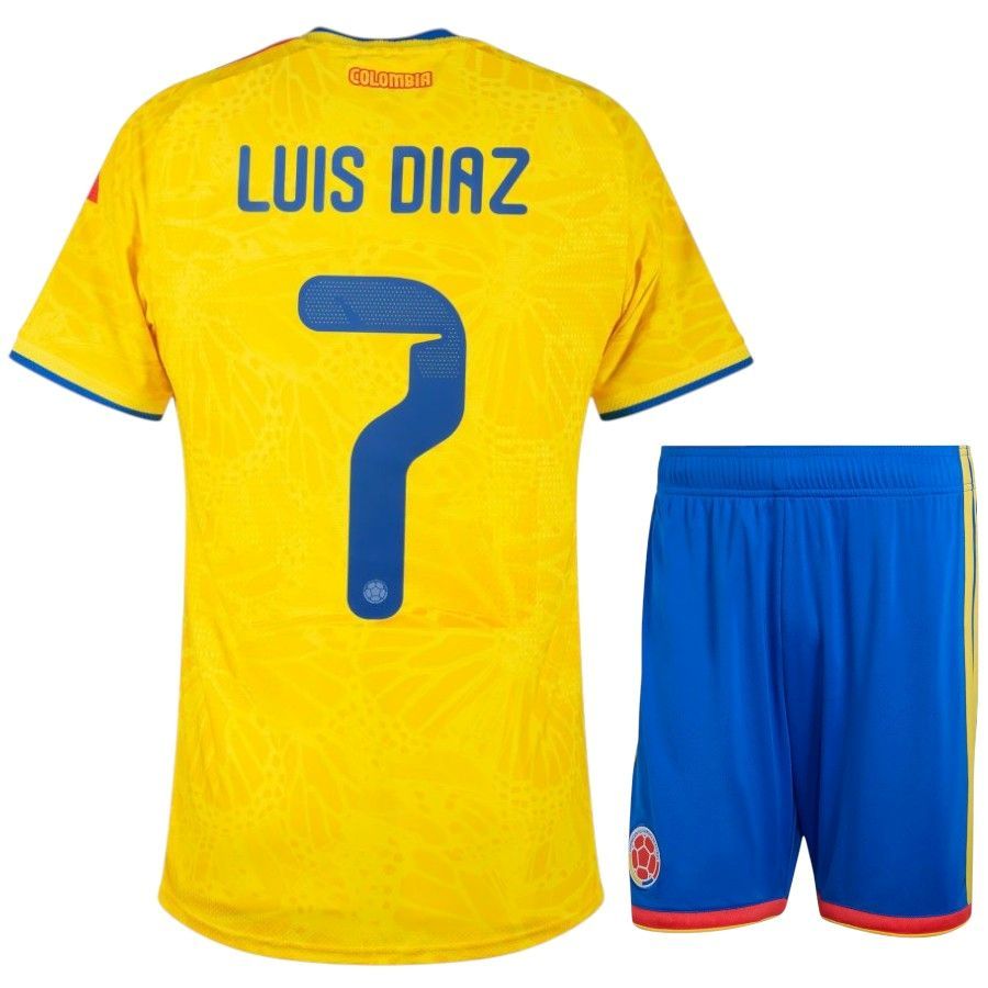 Maillot Kit Enfant Colombie Domicile 2026 2027 Luis Diaz