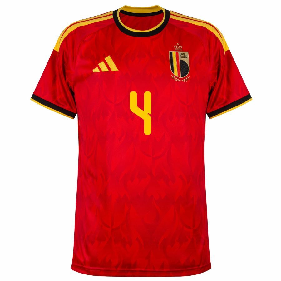 Maillot Belgique Domicile 2026 2027 Kompany