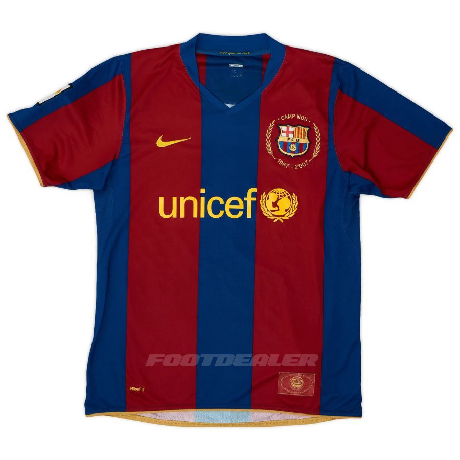 Maillot Barca Domicile 2007 2008 Henry