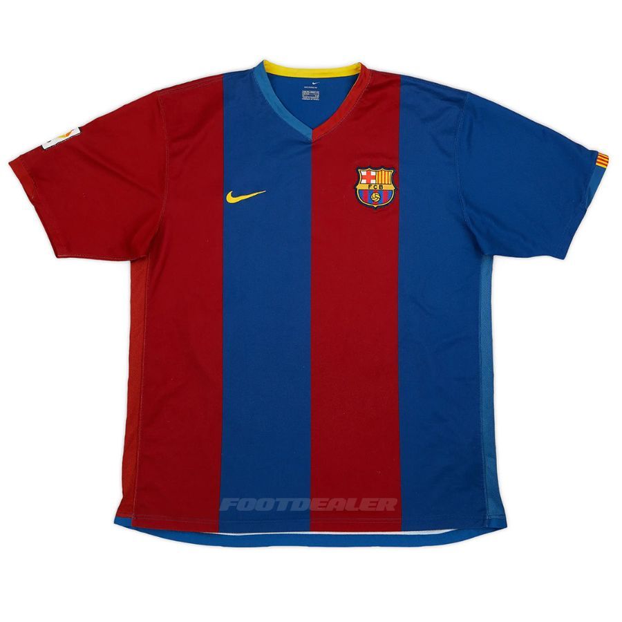 Maillot Barca Domicile 2006 2007 Ronaldinho