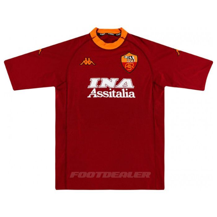 Maillot RETRO-AS ROMA Domicile 2000 2001 Batistuta