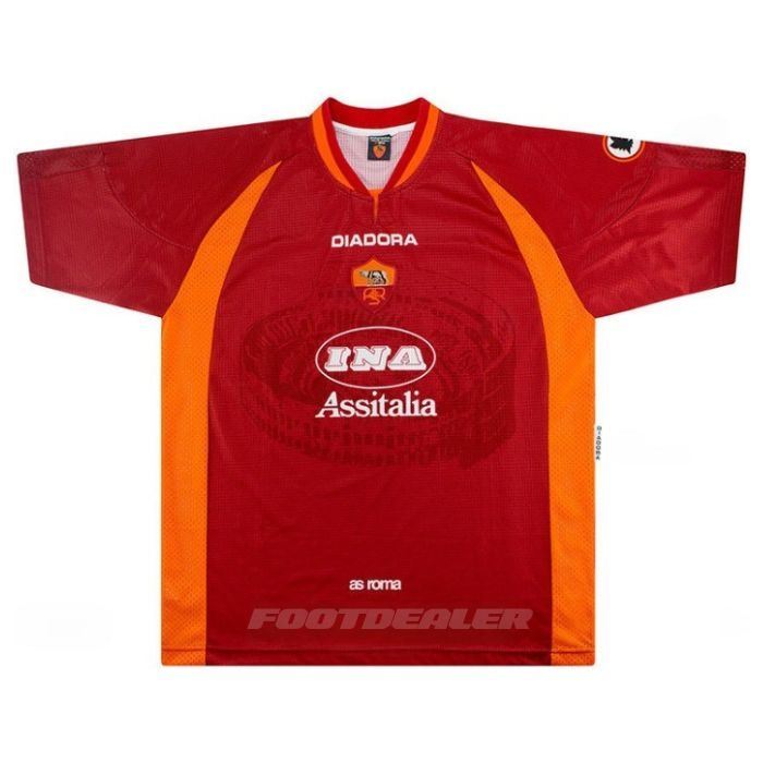 Maillot RETRO-AS ROMA Domicile 1997 1998
