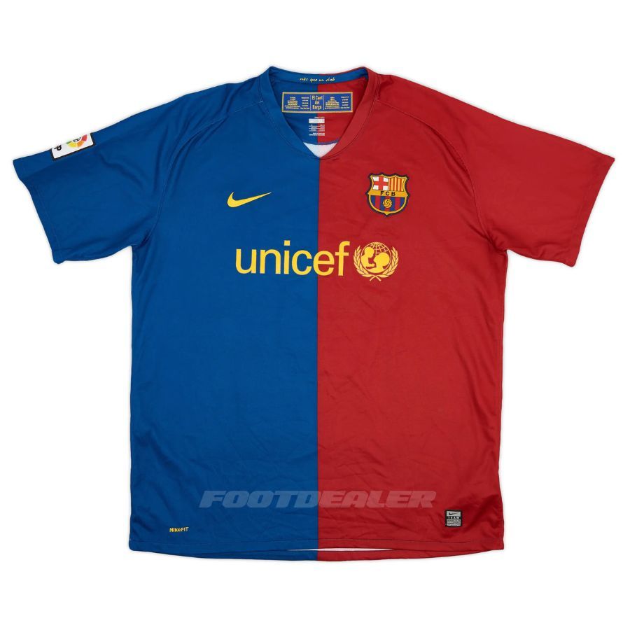 Maillot Barca Domicile 2008 2009 Messi
