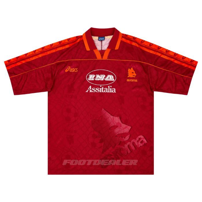 Maillot RETRO-AS ROMA Domicile 1995 1996