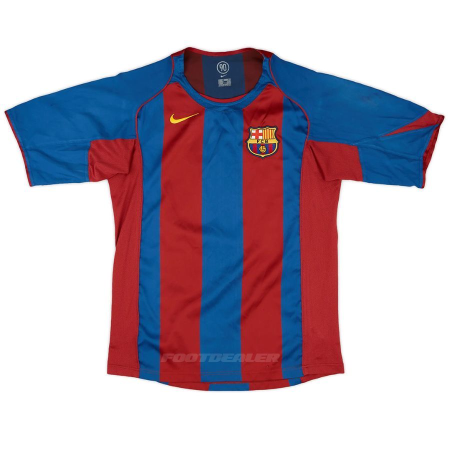 Maillot Barca Domicile 2004 2005 Ronaldinho