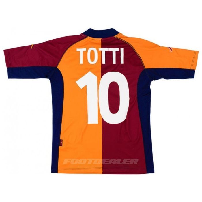 Maillot RETRO-AS ROMA Domicile 2001 2002 Totti