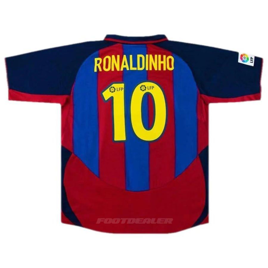 Maillot Barca Domicile 2003 2004 Ronaldinho