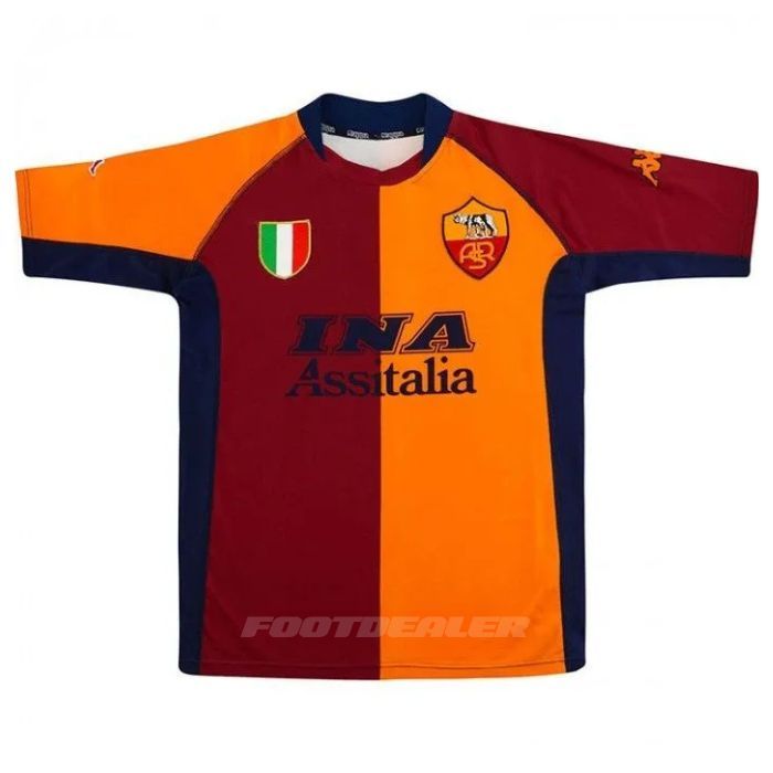 Maillot RETRO-AS ROMA Domicile 2001 2002
