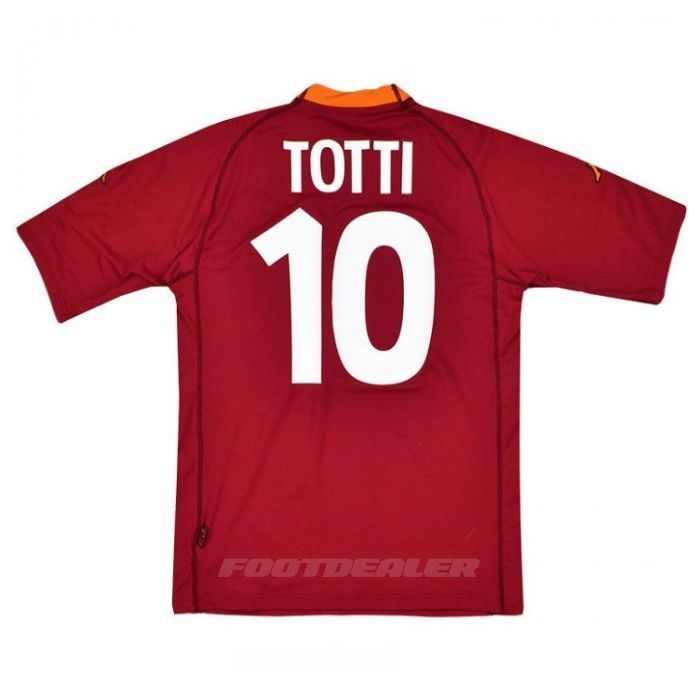 Maillot RETRO-AS ROMA Domicile 2000 2001 Totti