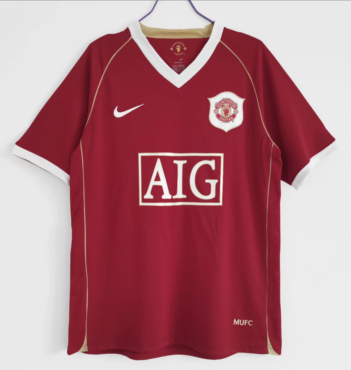 06/07 Manchester United home jersey # 7 Ronaldo