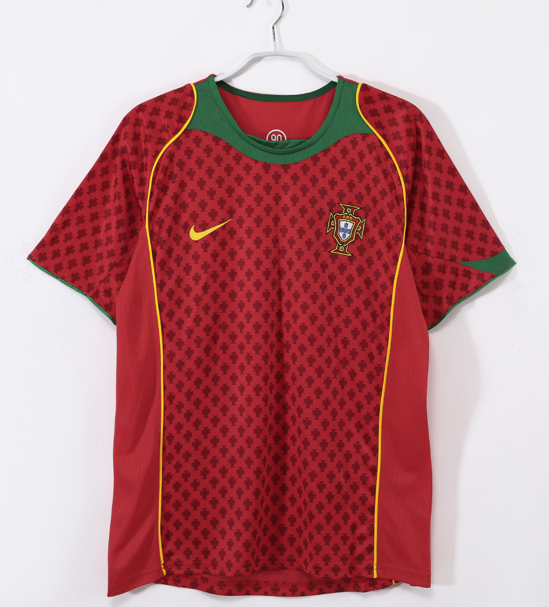 2004 Portugal home jersey UEFA 17 # Ronaldo