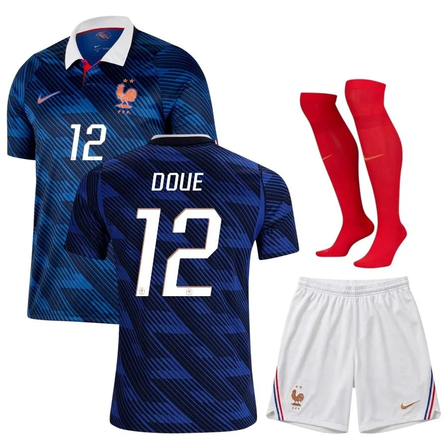 Maillot Equipe de France Kit Enfant Domicile Coupe du Monde 2026 Doue