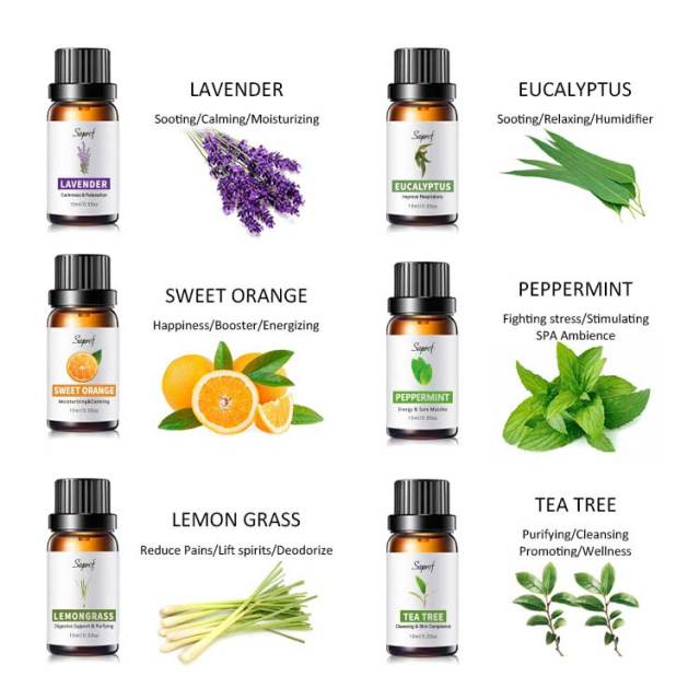 Factory private label 100% pure natural essential oil set For gift Relief Relaxation Anxiety