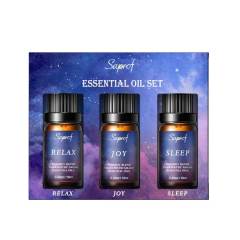OEM Private Label Therapeutic Grade10ml 3pcs Relaxing Joy Good Sleeping Blend Essential Oil Set
